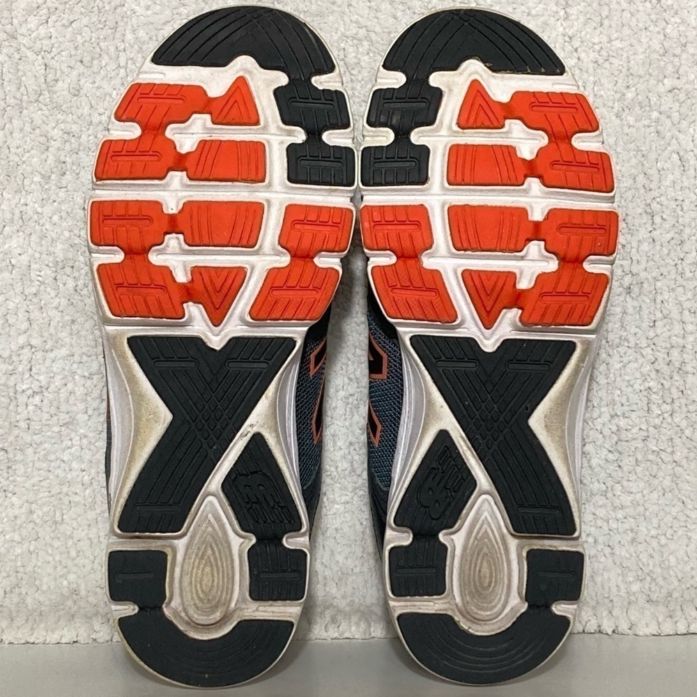 New Balance Mens Black Grey Orange Cush+ Running Athletic Sneakers Shoes SZ US 8 - Picture 8 of 11